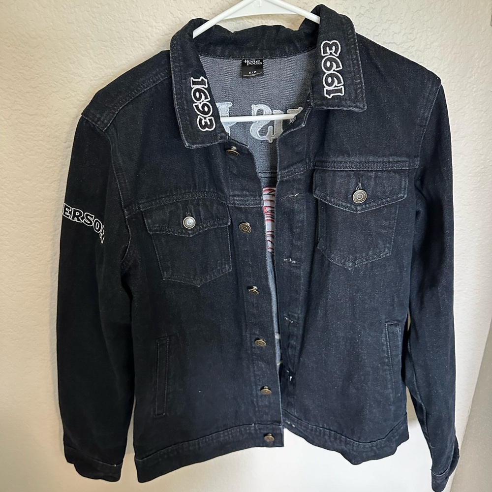 Black Hocus Pocus Denim Jacket